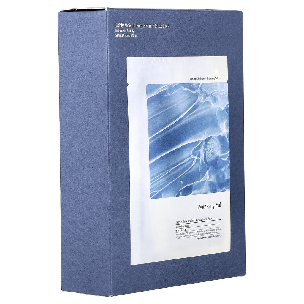 Highly Moisturizing Essence Beauty Mask Pack, 10 Sheets, 0.84 fl oz (25 ml) Each