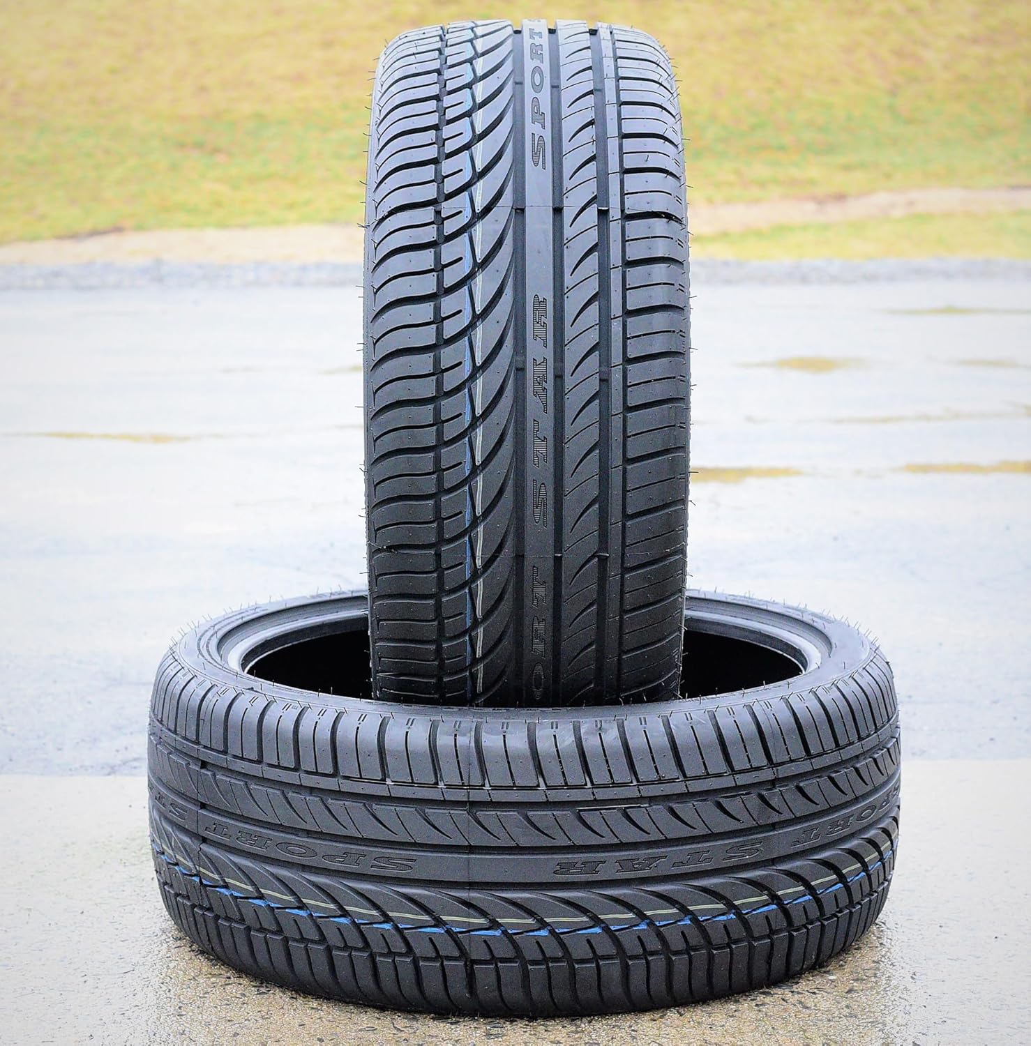Set of 4 (FOUR) Fullway HP108 All-Season Passenger Car High Performance Radial Tires-235/40R18 235/40ZR18 235/40/18 235/40-18 95W Load Range XL 4-Ply BSW Black Side Wall UTQG 380AA