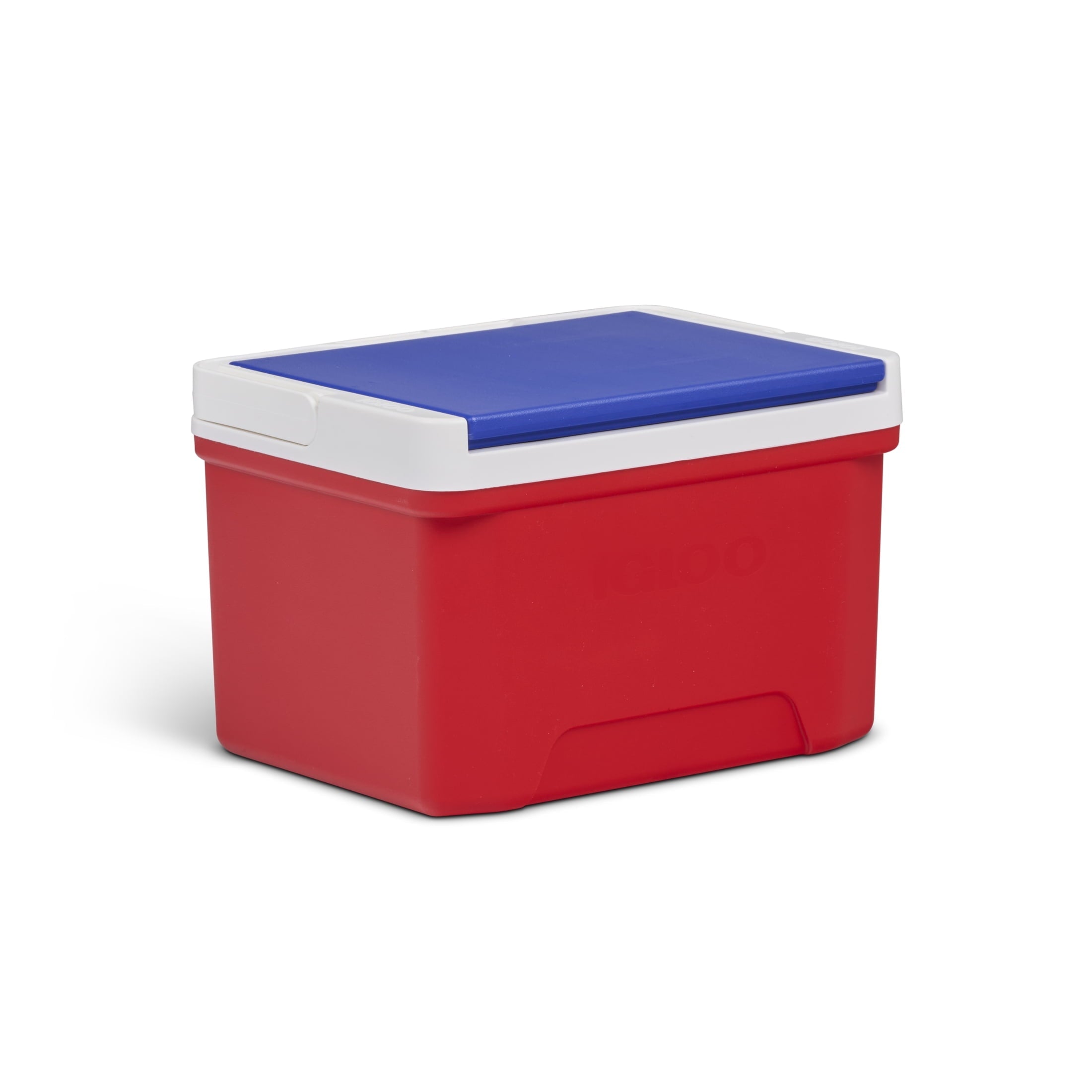 9 QT Laguna Ice Chest Cooler, Blue Red and White