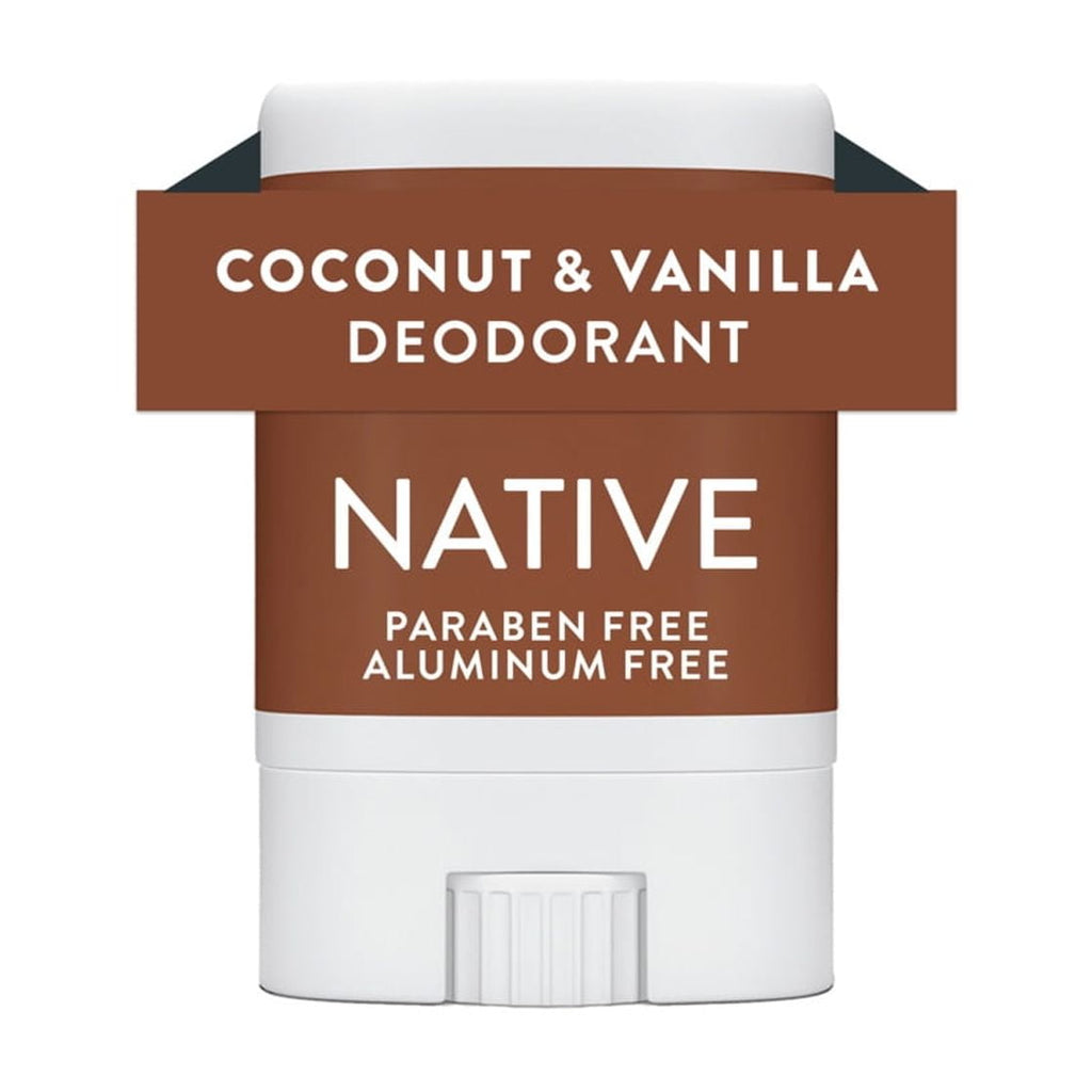 Deodorant, Aluminum Free, Coconut & Vanilla, for Women and Men, Travel Size 0.35 oz