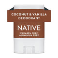 Deodorant, Aluminum Free, Coconut & Vanilla, for Women and Men, Travel Size 0.35 oz