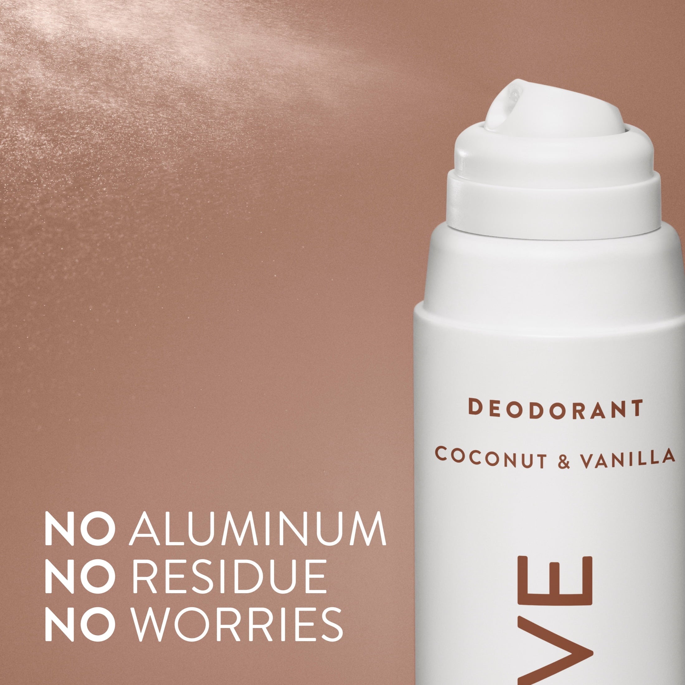 Deodorant & Body Spray, Aluminum Free, Coconut & Vanilla, for Women and Men, 3.5 oz