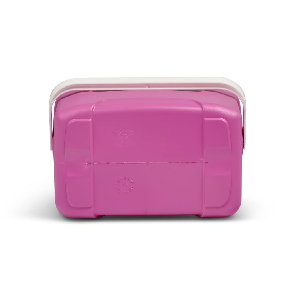 28 QT Laguna Hard-Sided Ice Chest Cooler, Aqua Blue and White