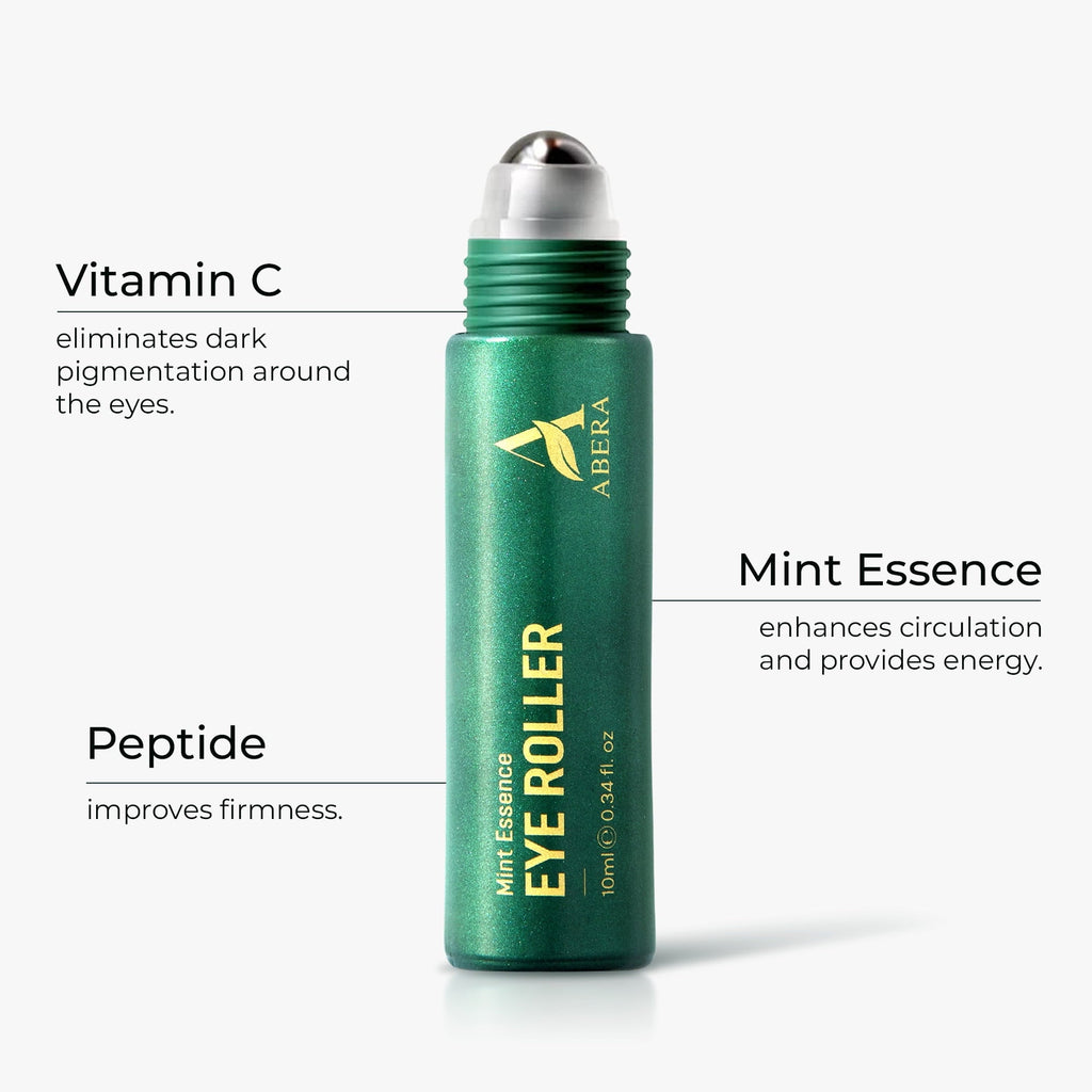 for Men, For the Look of Dark Circles and Puffiness, Mint Essence with Vitamin C and Peptides, 0.34 fl oz