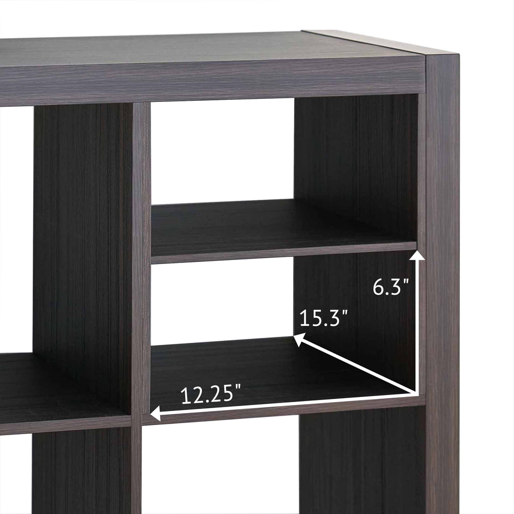 Better Homes & Gardens H Shelf Insert for Cube Organizers, Tobacco Oak