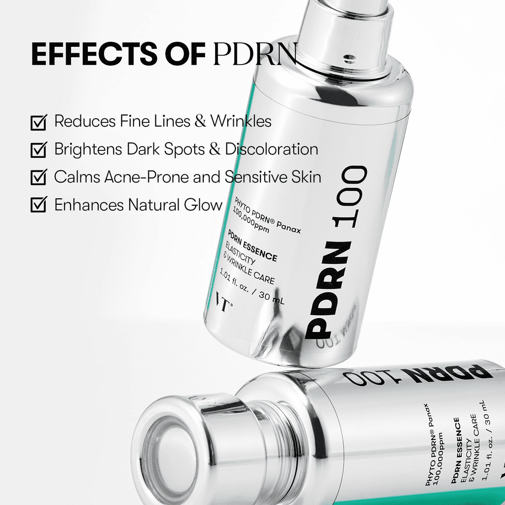 100 Essence, Intensive Glow Serum, Vegan PDRN 100,000ppm, Skin Restoration & Recovery, Hydrating, Moisturizing, Firming, Fine Lines, Korean Skincare 1.01 fl. Oz.
