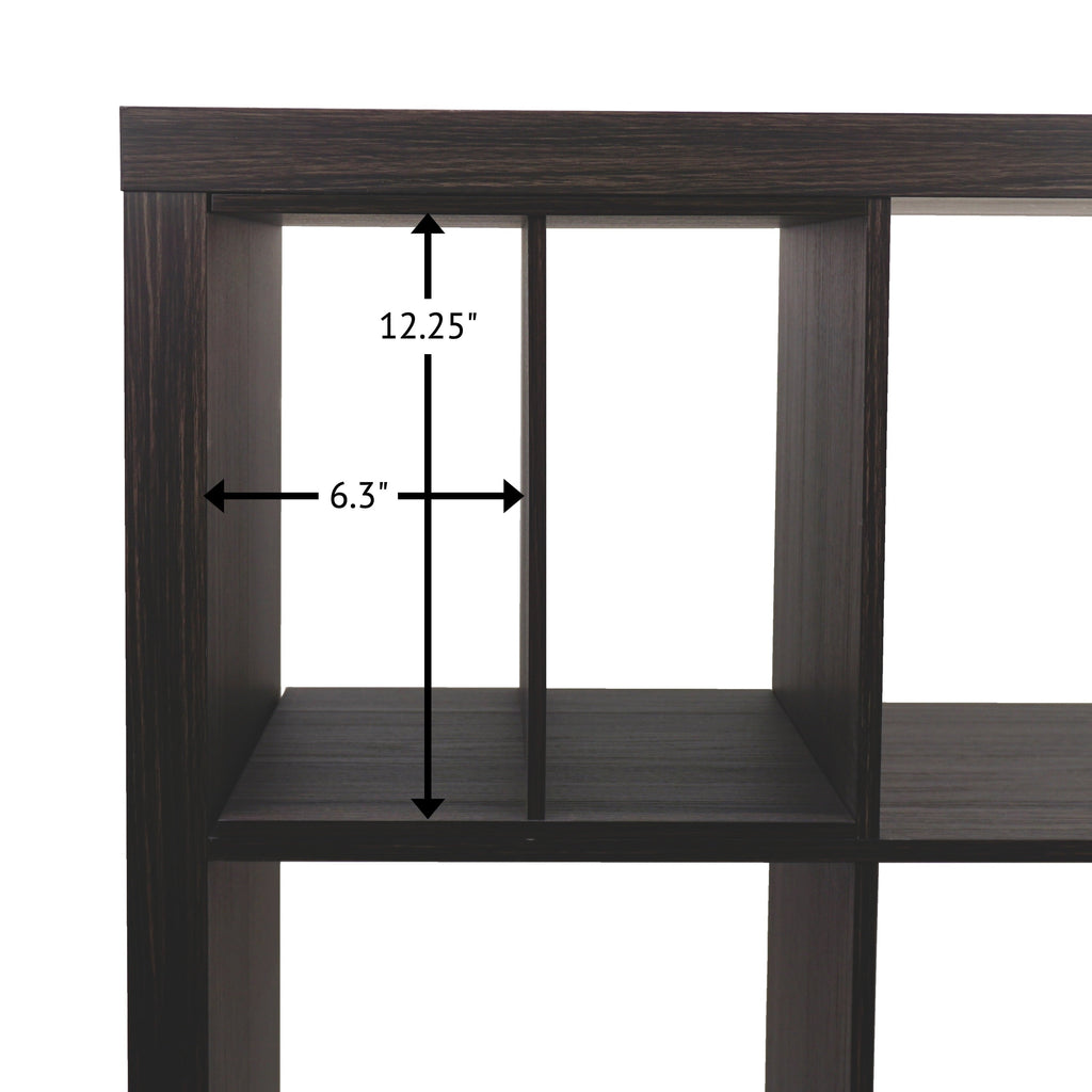 Better Homes & Gardens H Shelf Insert for Cube Organizers, Tobacco Oak