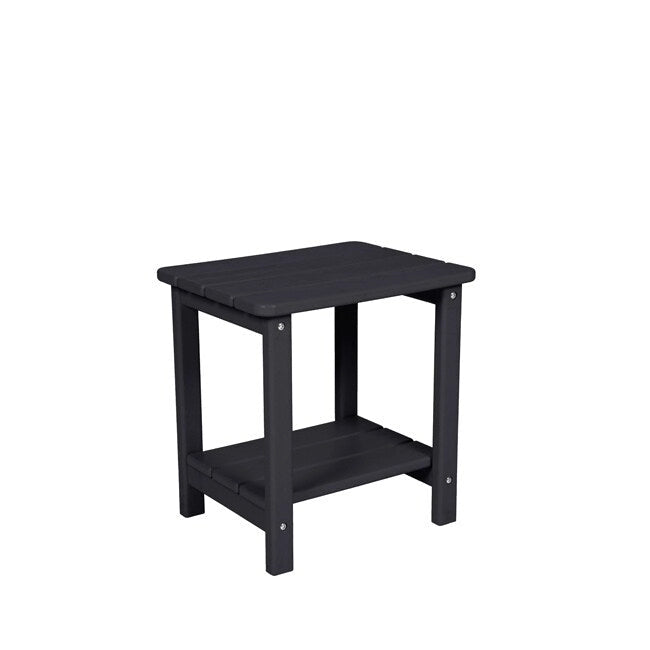 3-Piece Patio Set 2 Oversized Chaise Lounges (5-Position, Wheels, Cup Holder) + Side Table, All-Weather Wood Texture.