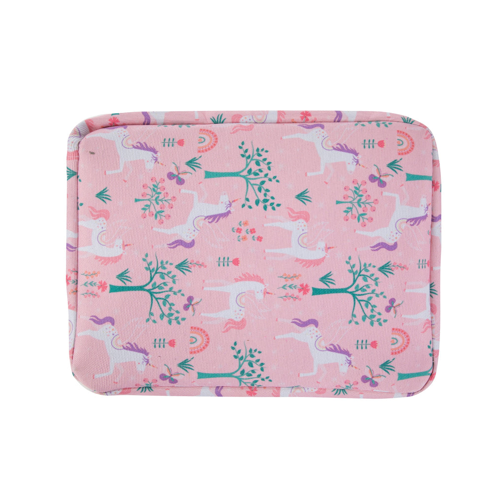Kids Butterfly Canvas Storage Basket with Handles, 15 in x 11 in x 7.8 in