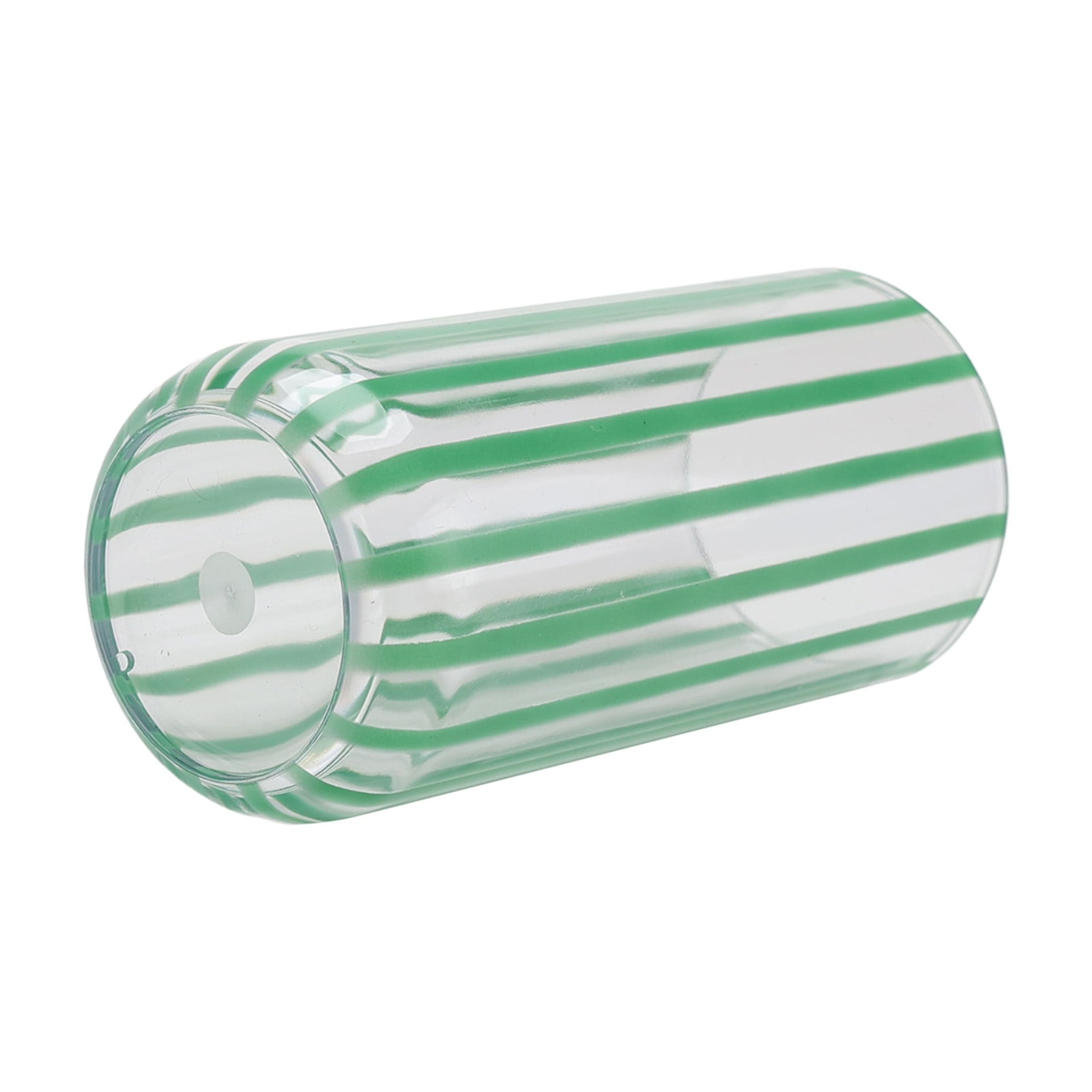 by Becky G. & Alejandra 18-Ounce Tall Acrylic Stripe Line Tumbler, Blue