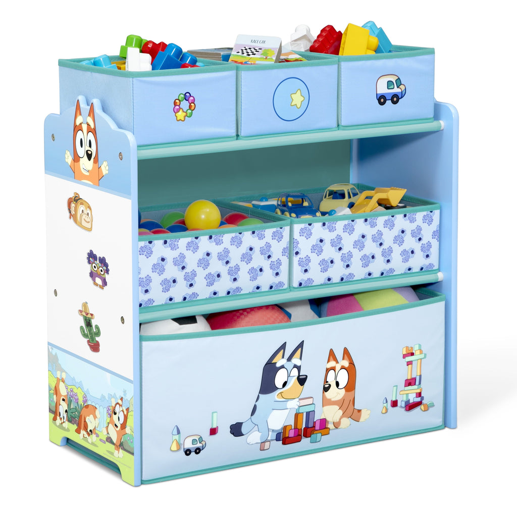 Design and Store 6 Bin Toy Storage Organizer by