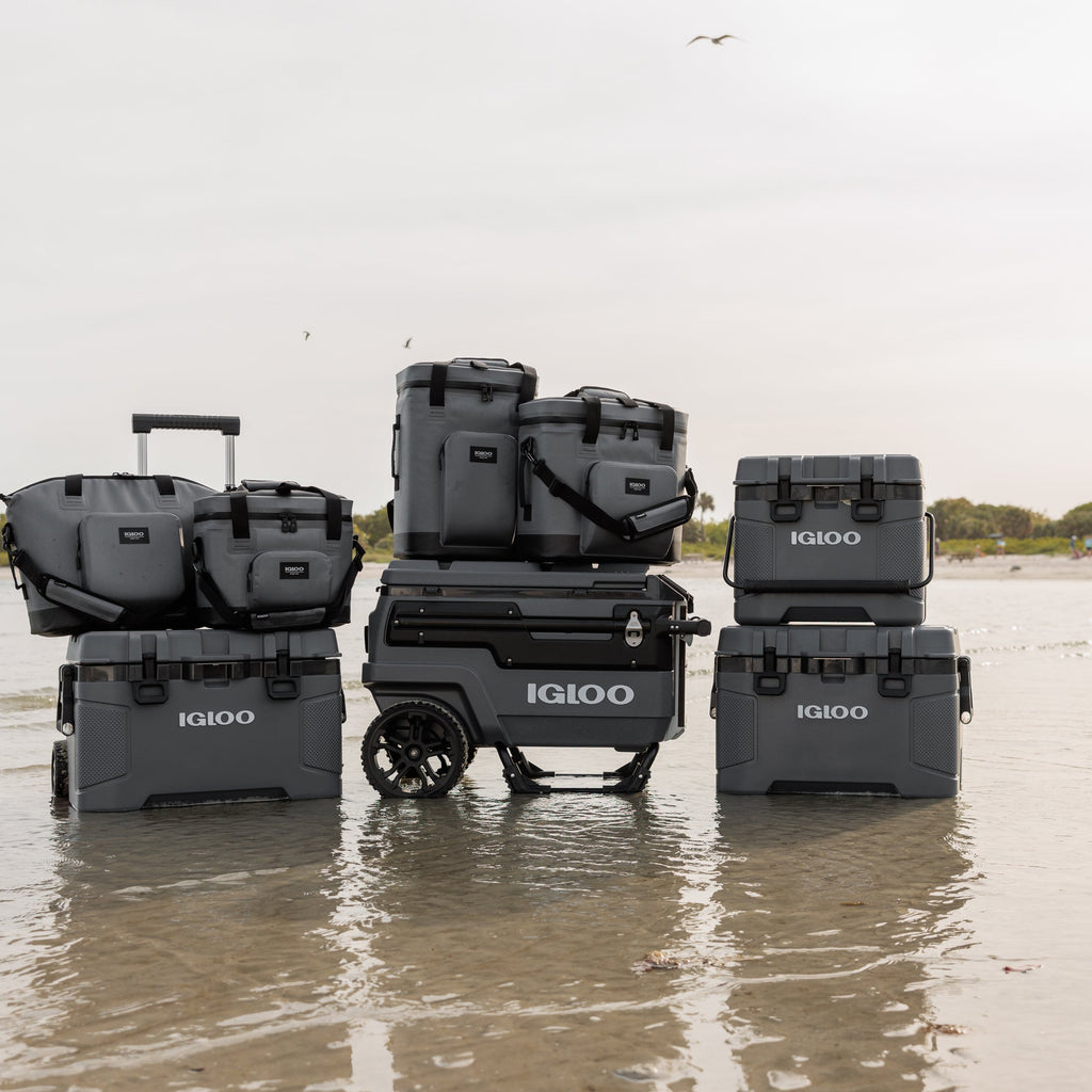 24 Can Capacity Trailmate Tote Cooler Bag, Carbonite Gray