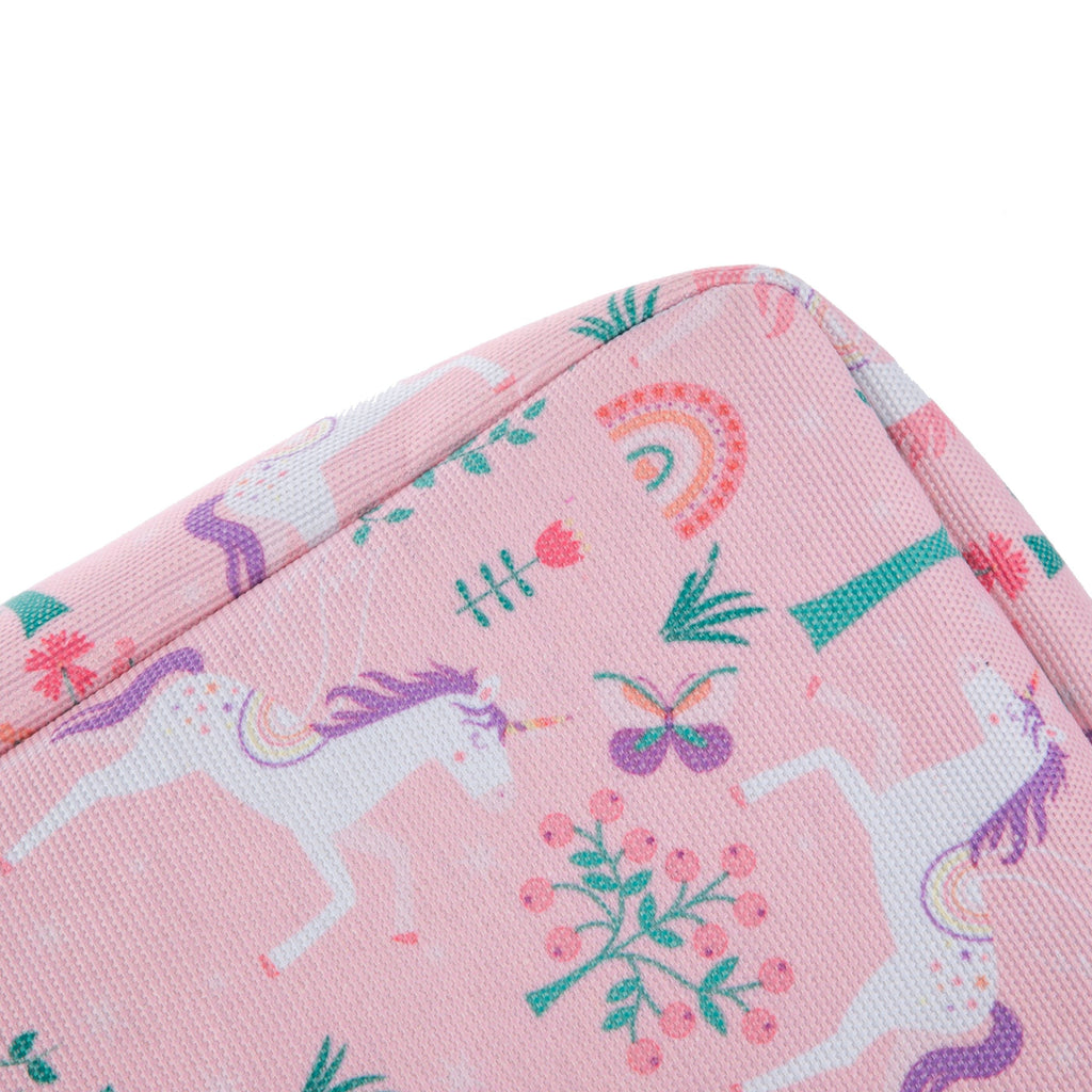 Kids Butterfly Canvas Storage Basket with Handles, 15 in x 11 in x 7.8 in