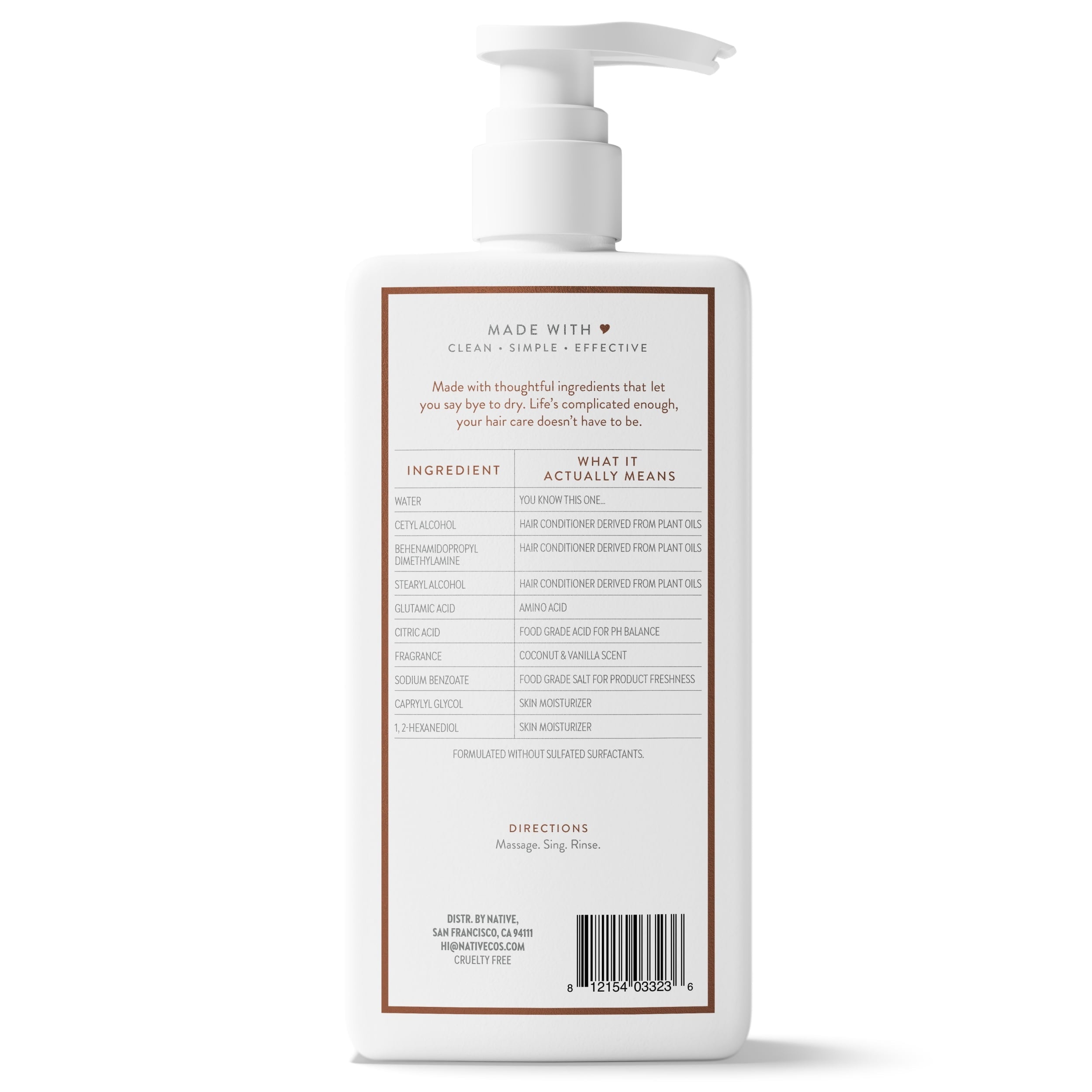 Moisturizing Conditioner Coconut and Vanilla 16.5 fl oz