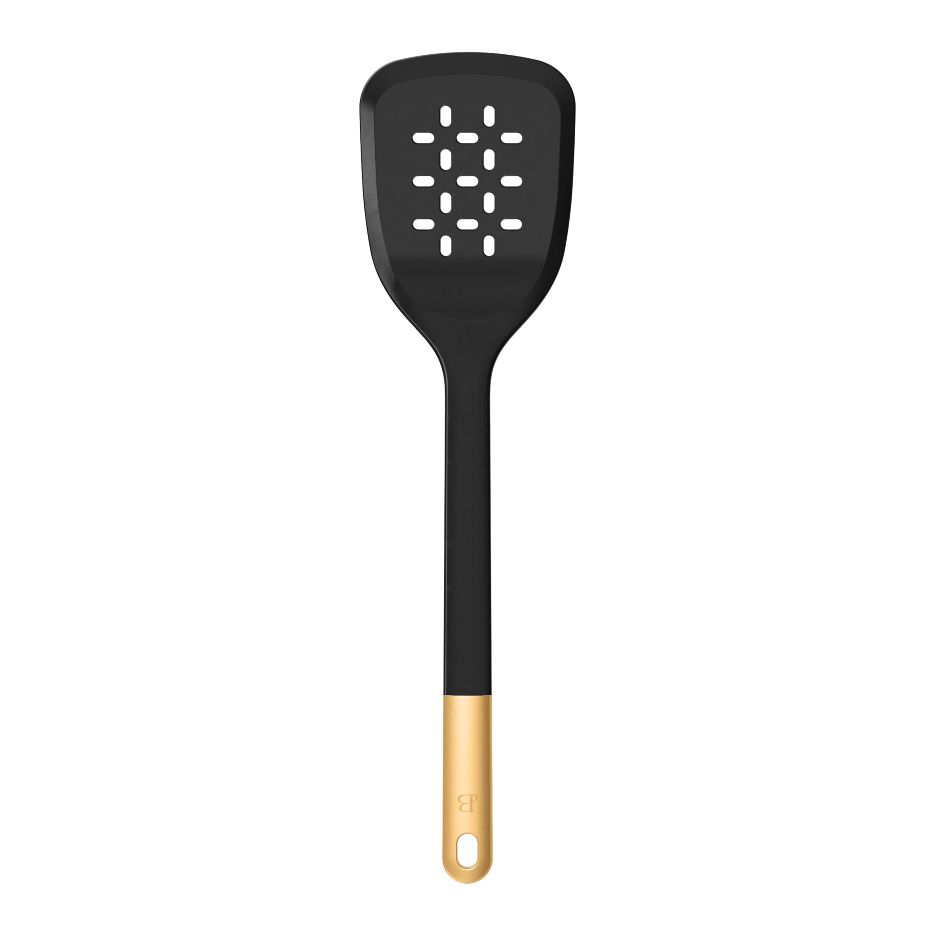 6-Piece Silicone Kitchen Utensil Tool Set with Rotating Rack by Drew Barrymore, Porcini Taupe