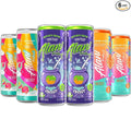 New Energy Drinks Witches Brew, Sherbet Swirl, Orange Kiss Variety Pack Sugar-Free, Low-Calorie, 200mg Caffeine, Energy Boost Drink 12 fl oz (Pack of 6)