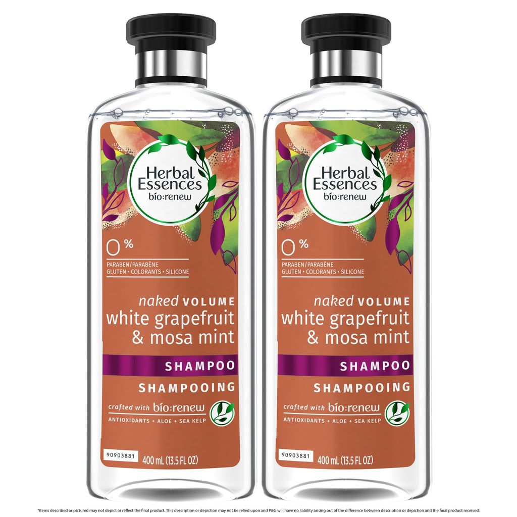 Bio:renew Volume Shampoo, White Grapefruit & Mosa Mint, 2 Pk, 13.5 Fl Oz