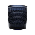 14 oz Short Diamond Textured Blue Acrylic Tumbler