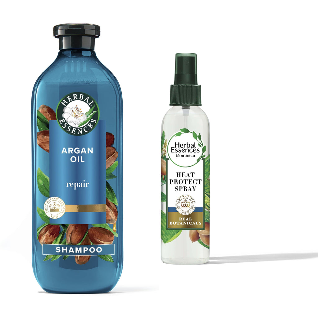 Argan Oil Paraben Free Shampoo & Sulfate-Free Heat Protect Spray Set