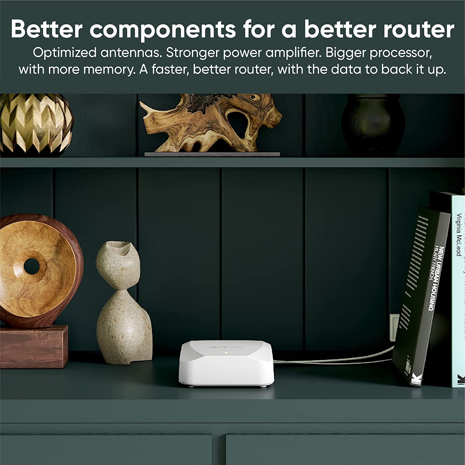 AX3000 Dual-Band Wi-Fi 6 Mesh Router System, Covers up to 1500 Sq. Ft, 50+ Devices, Replaces Router and Extender, Supports Wired Backhaul, 2X 1 Gbps Ports - 1 Pack