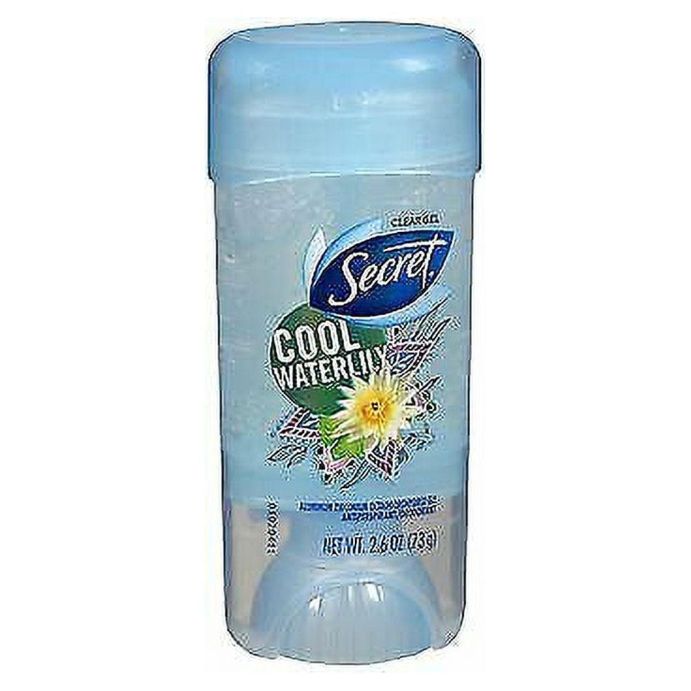 48HR Antiperspirant Deodorant Gel, Waterlily Scent, 2.6oz, 4-Pack