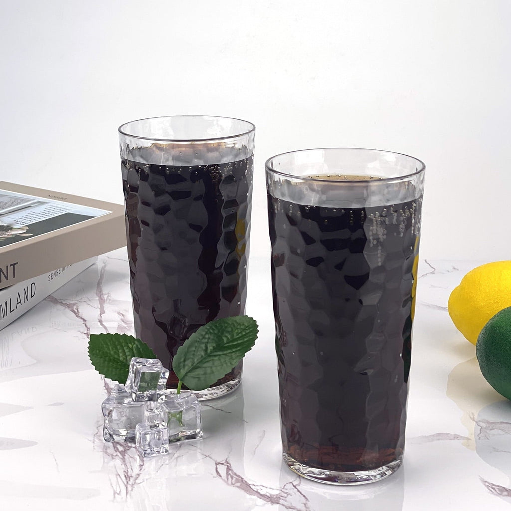 24-Ounce Plastic Tumbler Acrylic Drinking Glasses, Plastic Cups, , , Shatter Proof, , Set of 8 ( Multicolor )
