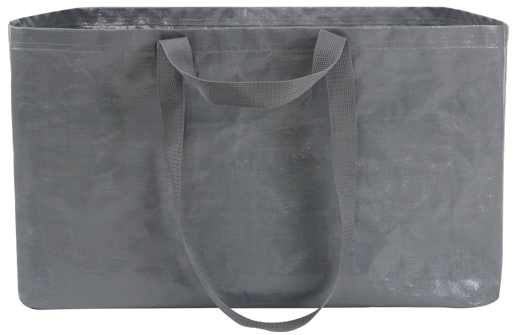 Heavy Duty Open Top Storage Bag, Grey, 19 Gallon