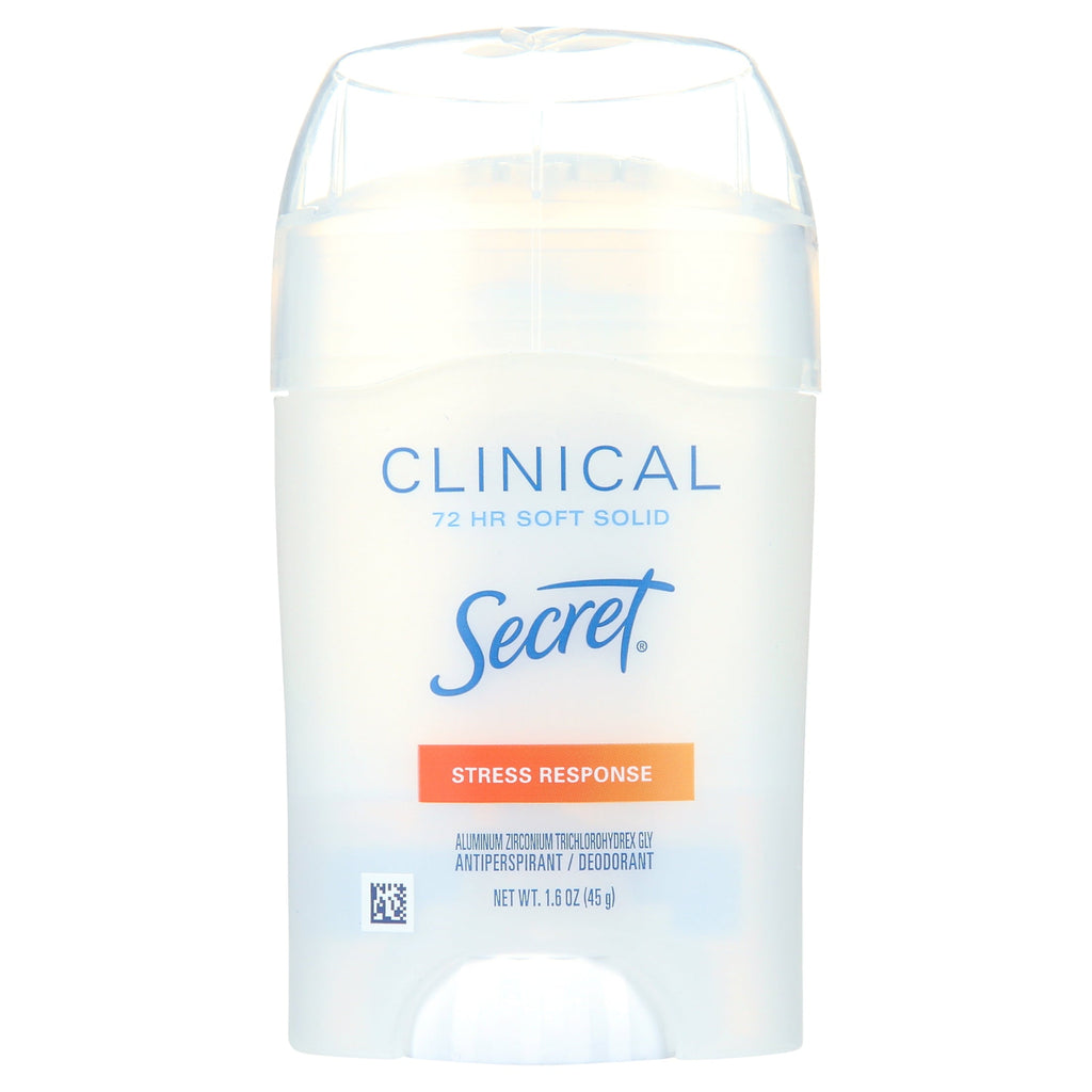 Clinical Strength Soft Solid Female Antiperspirant and Deodorant, Stress Response, 1.6 oz