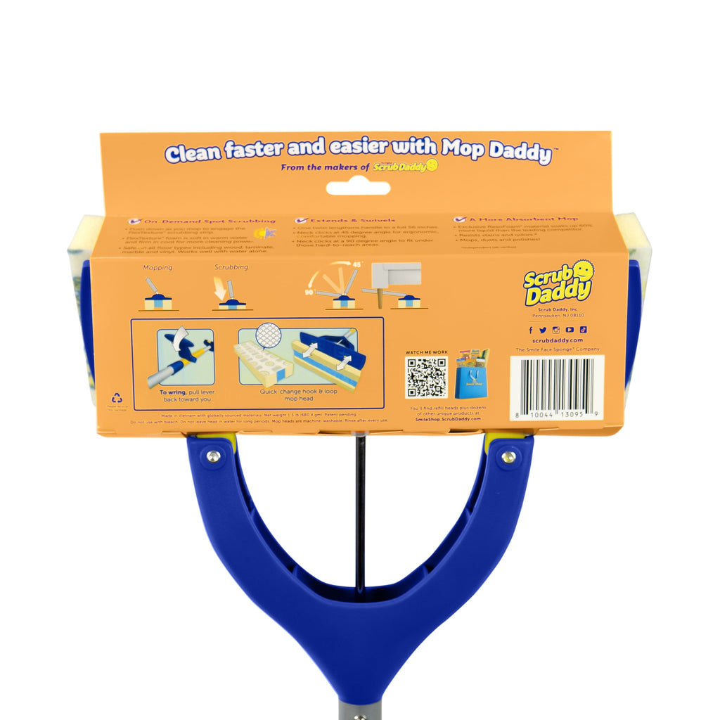 Butterfly Sponge Mop with Extra Refill Head, 2 Count