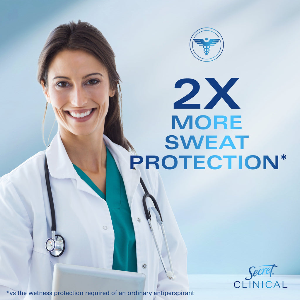 Clinical Strength Dry Spray Antiperspirant & Deodorant for Women, Completley Clean Scent, 3.8oz