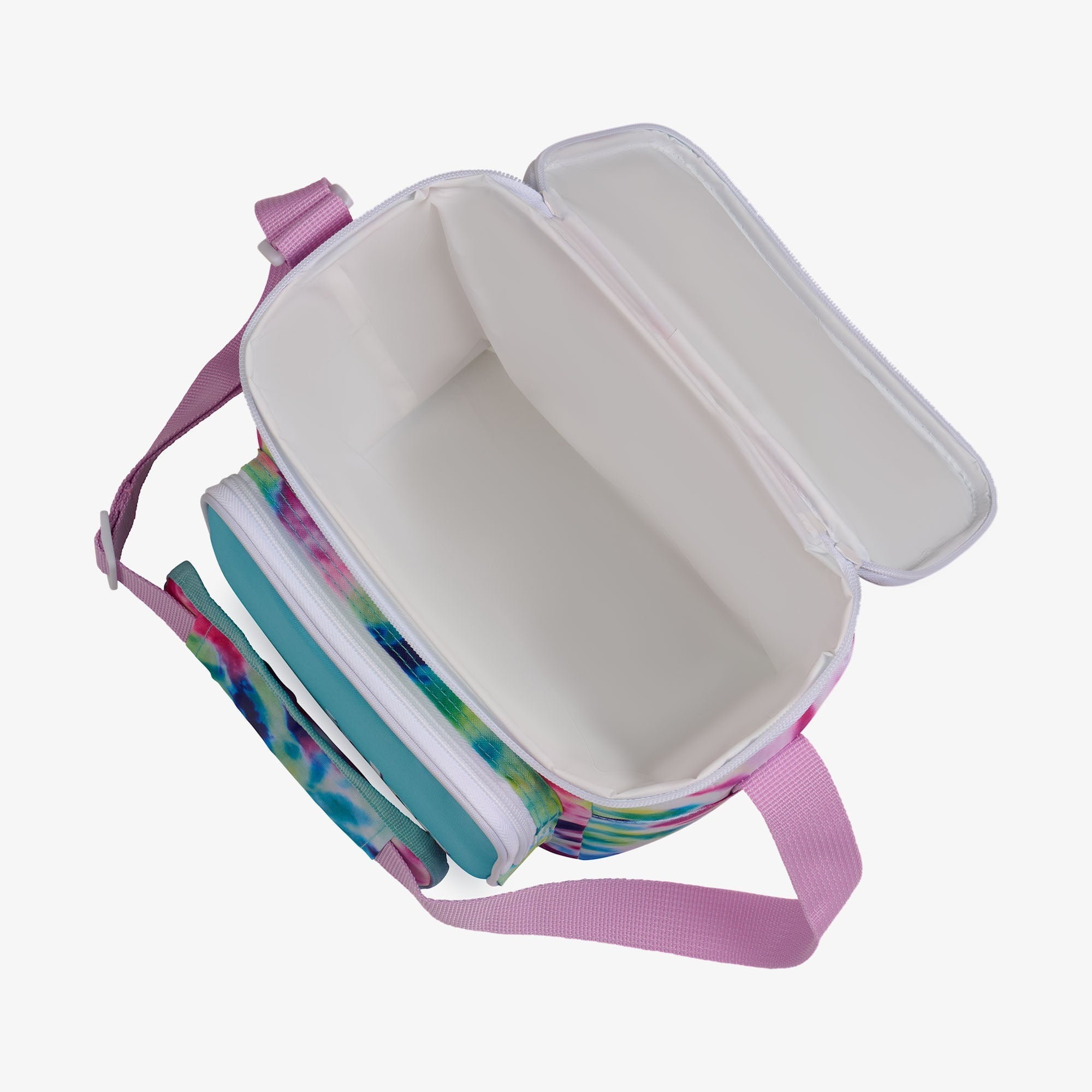 Igloo 9 can Retro Square Lunch Cooler Bag, Lilac Breeze and Light Blue