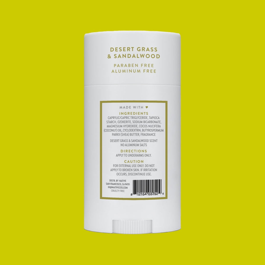 Desert Grass & Sandalwood Deodorant, 2.65 oz