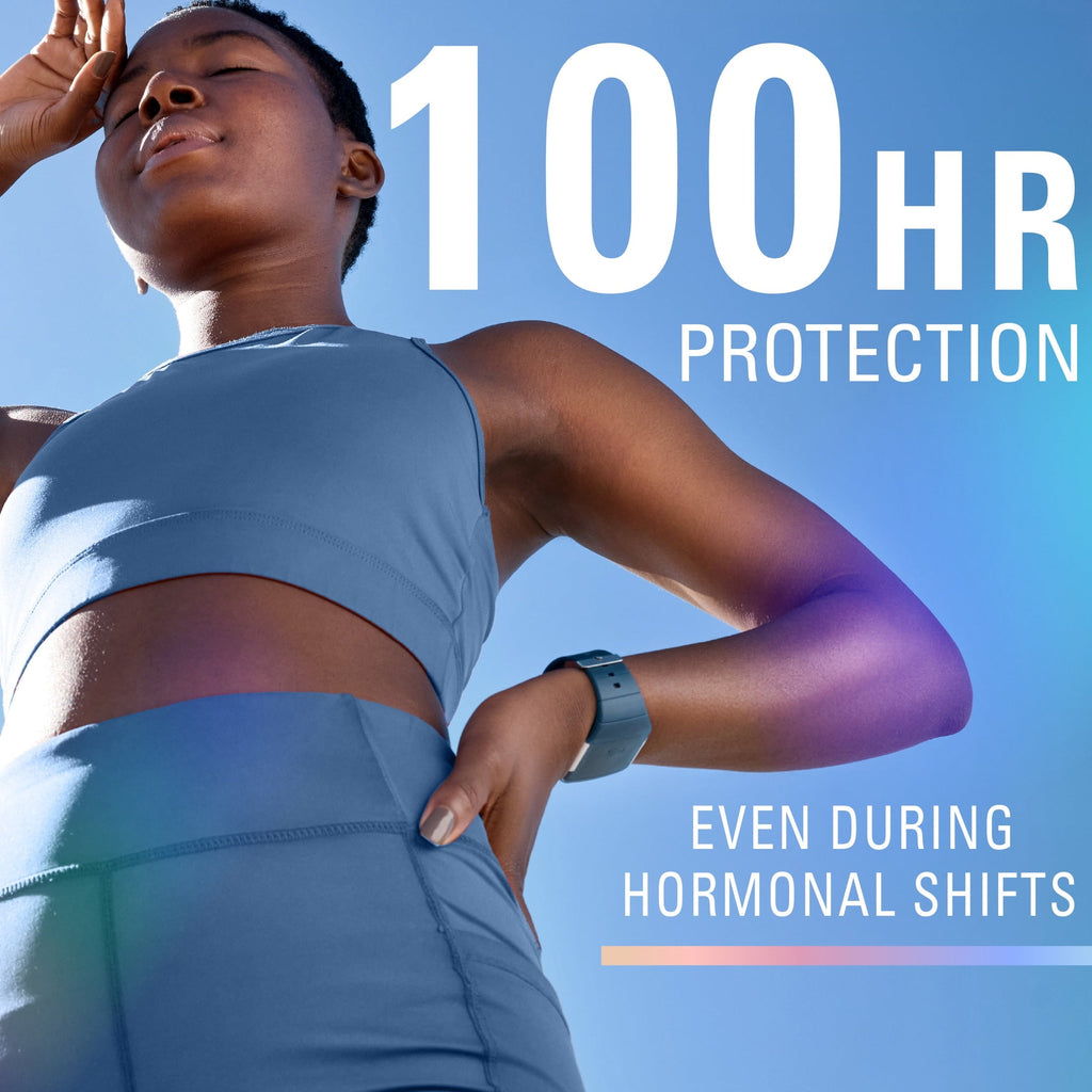Clinical Antiperspirant Deodorant for Women, 100HR Sweat & Odor Protection, Hyaluronic Acid, Invisible Solid, Clean Lavender, 2.6 oz