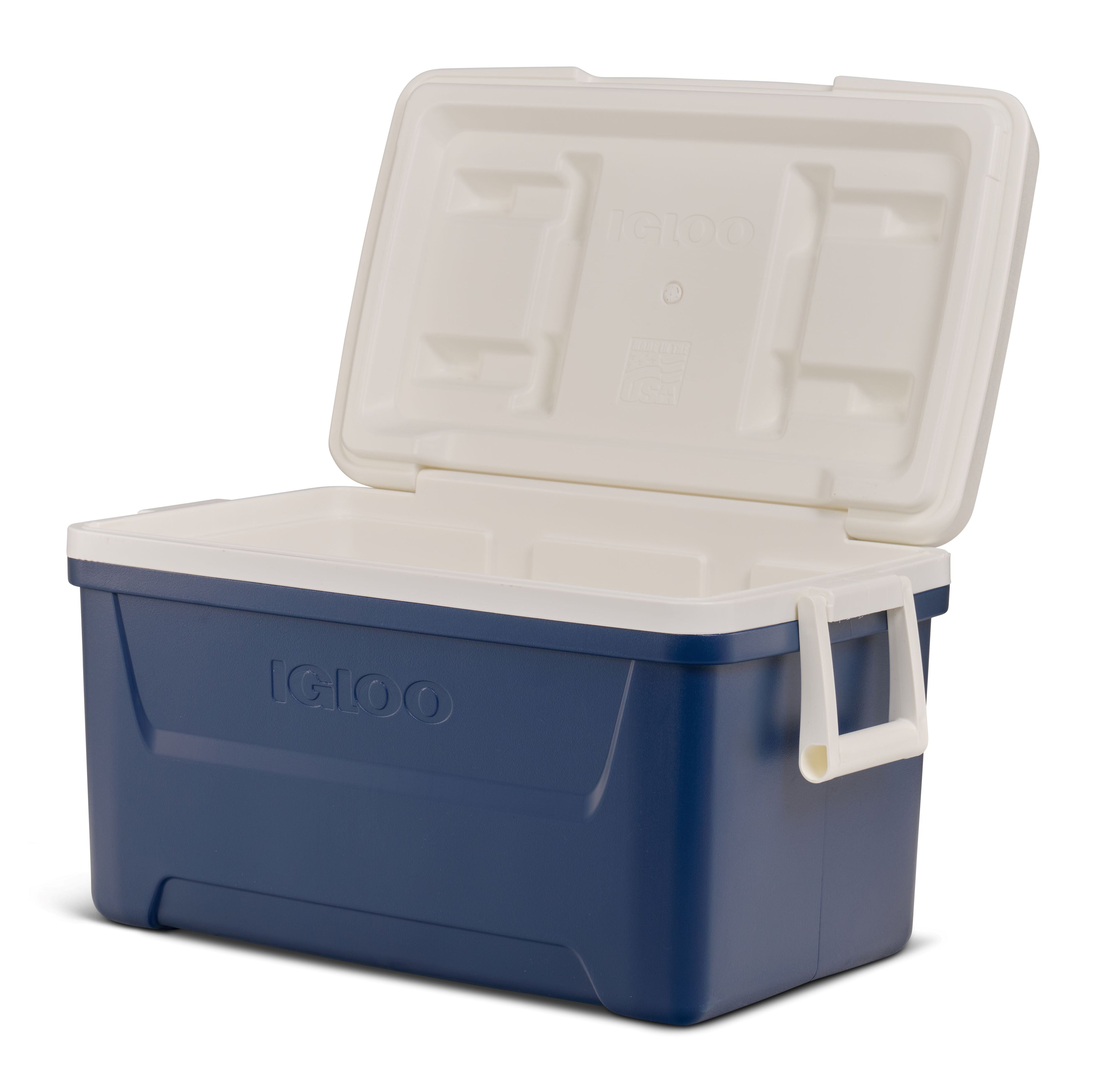 48 QT Laguna Hard Sided Ice Chest Cooler, Red