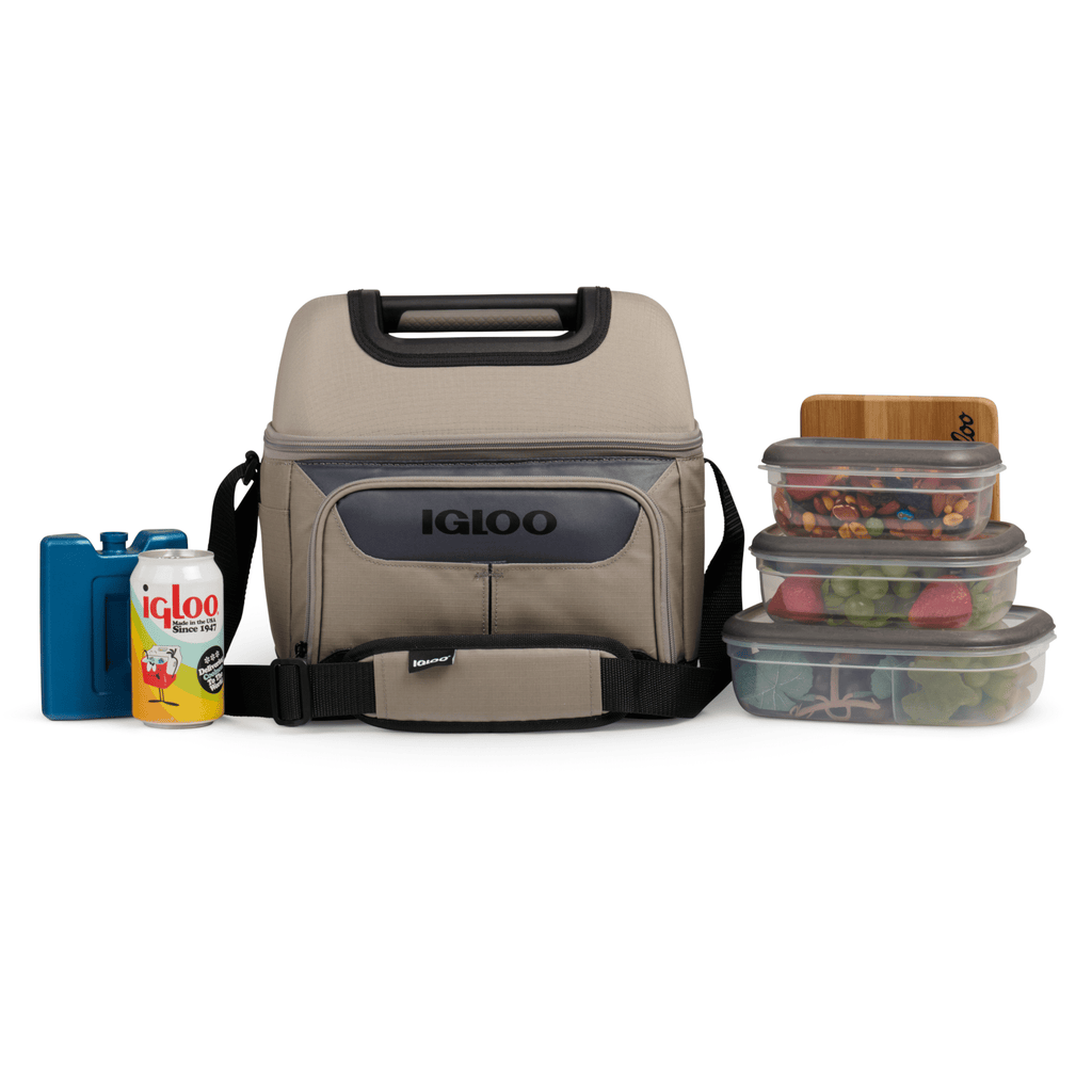 Igloo 22 Can Capacity Trek Gripper Soft Sided Cooler, Sandstone Tan