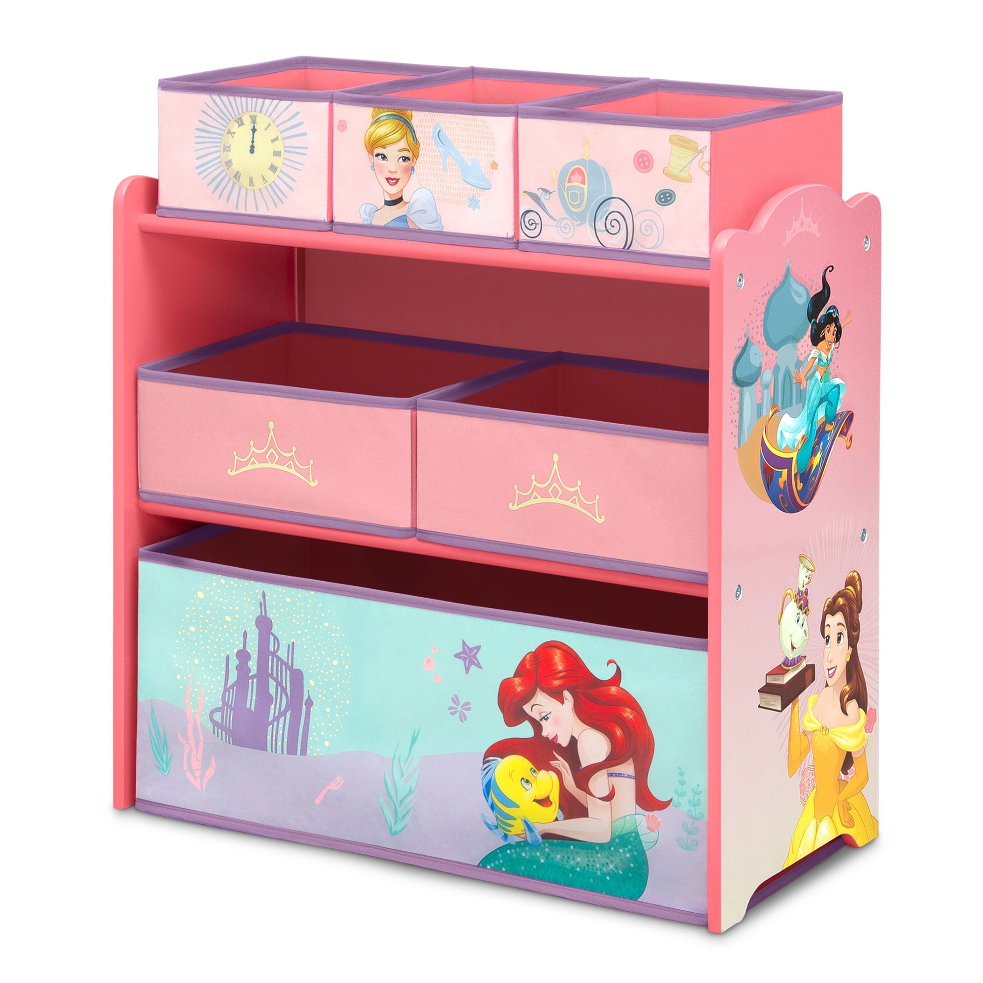 Design and Store 6 Bin Toy Storage Organizer by