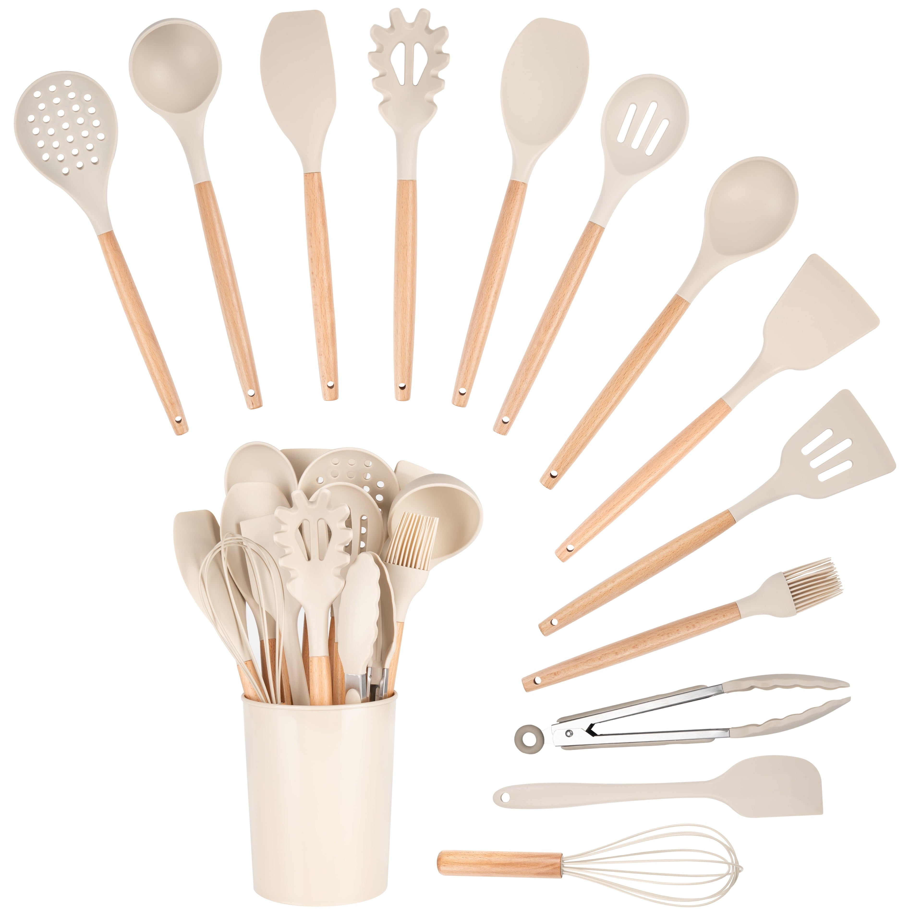 14pcs Cooking Utensil Set with Caddy