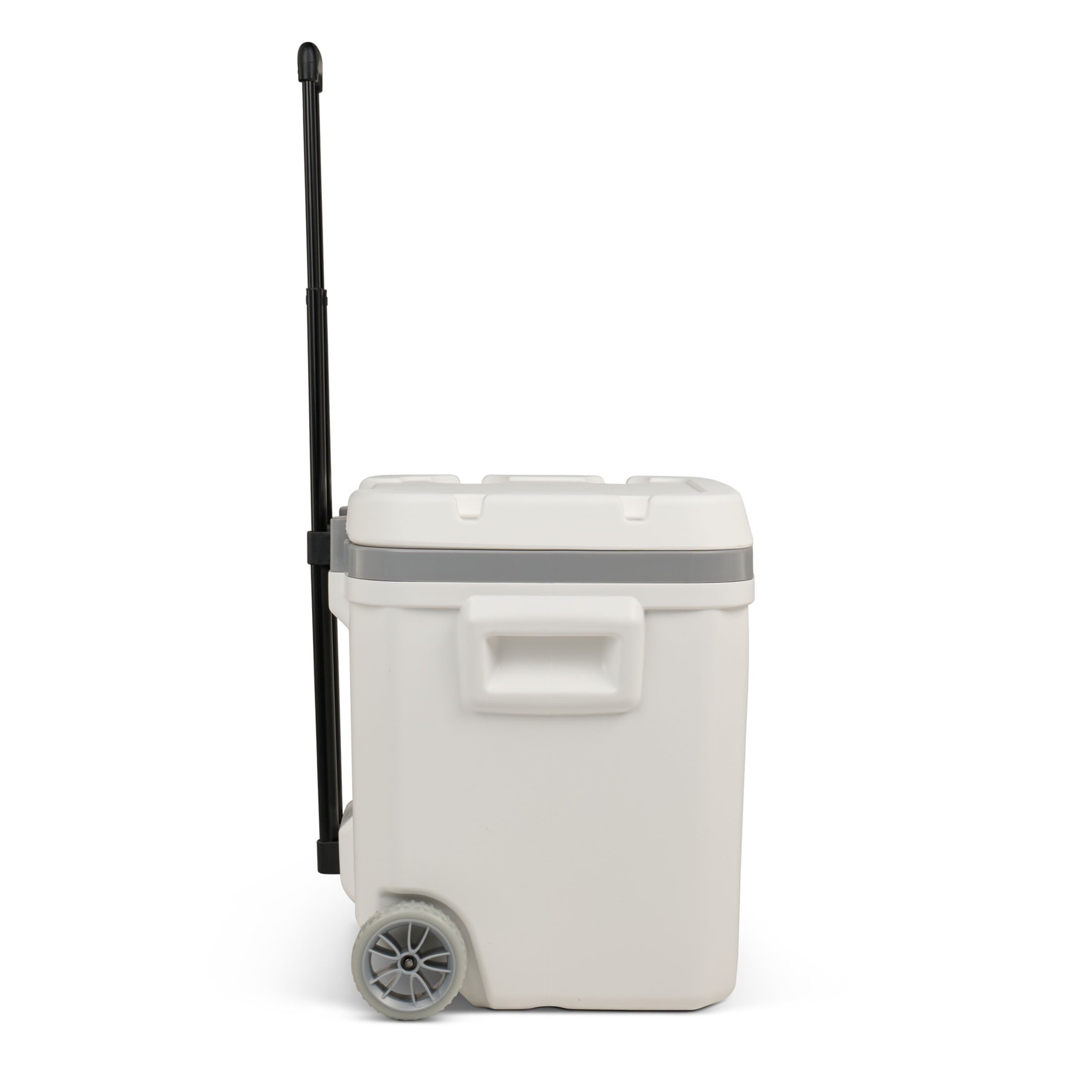 60 QT Marine Ice Chest Cooler with Wheels, White