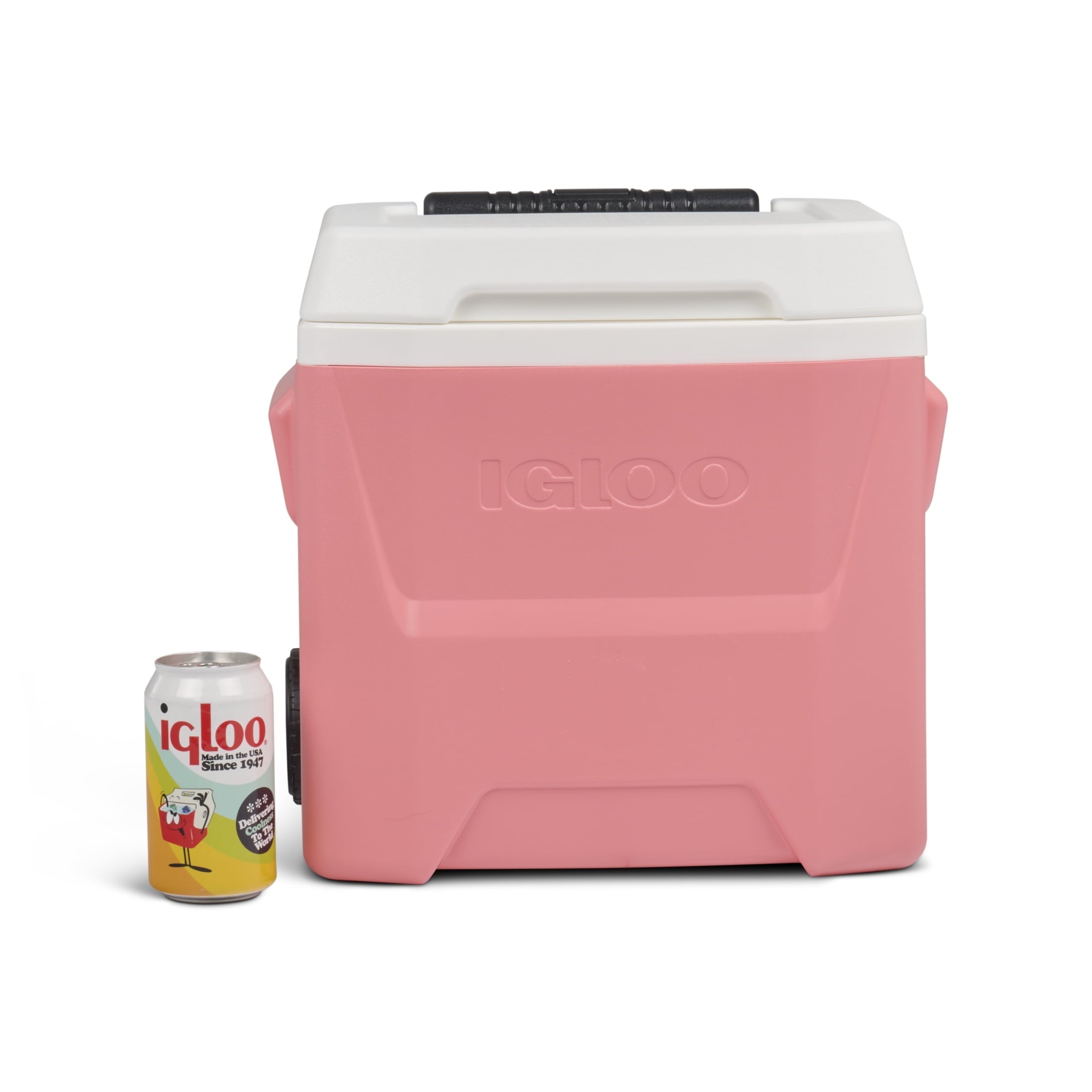 16 QT Laguna Hard Sided Ice Chest Cooler with Wheels, Aqua Blue