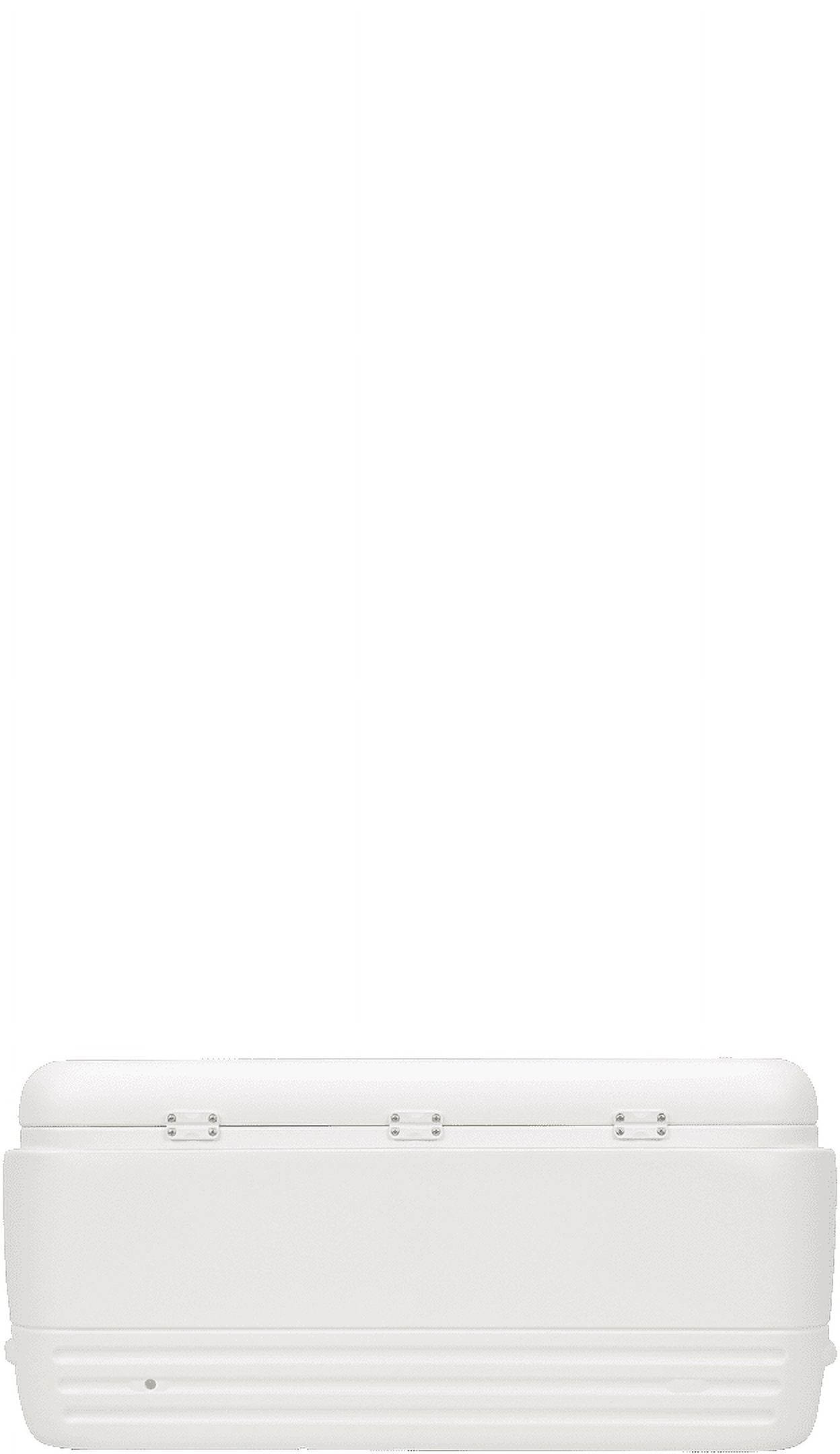 120 qt. Quick & Cool Polar Ice Chest Cooler, White