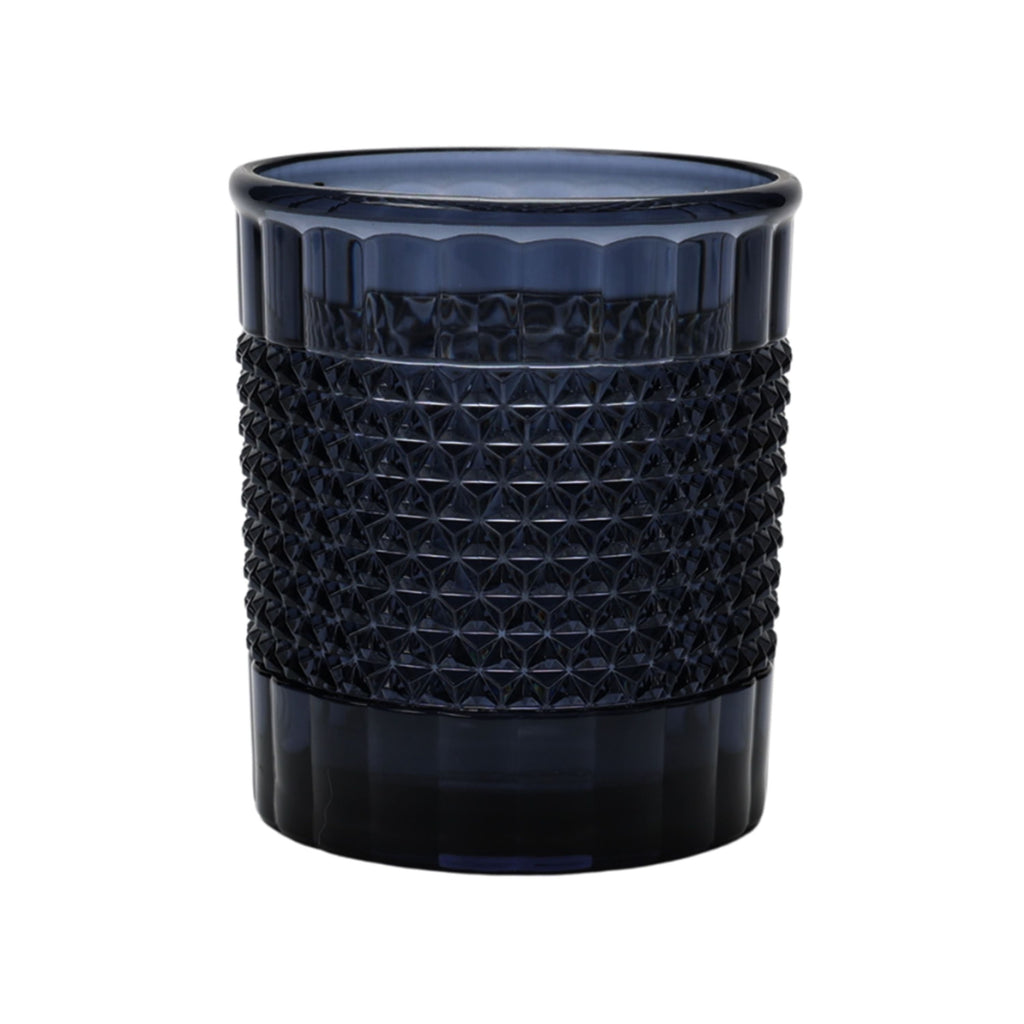14 oz Short Diamond Textured Blue Acrylic Tumbler