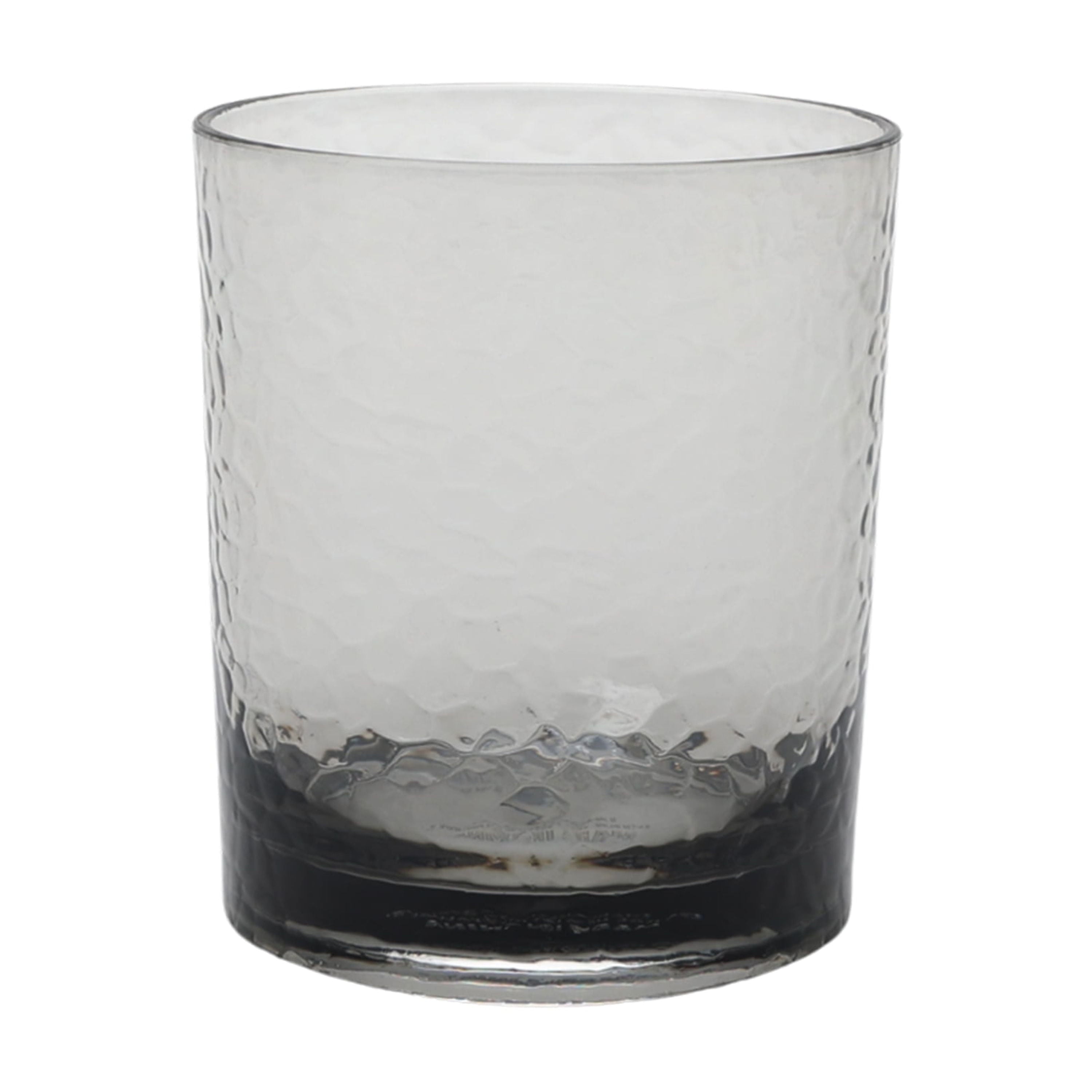 (2 pack) Better Homes & Gardens 14-Ounce Tritan Short Hammered Tumbler, Smoke
