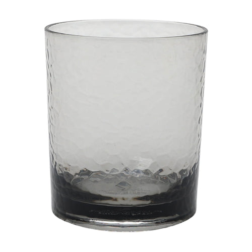 (2 pack) Better Homes & Gardens 14-Ounce Tritan Short Hammered Tumbler, Smoke