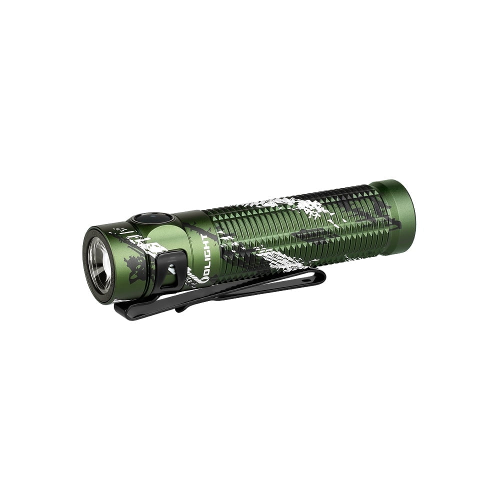 Baton 3 Pro Brush Strokes Rechargeable Flashlight, 1500 Lum, Cool White （Black）