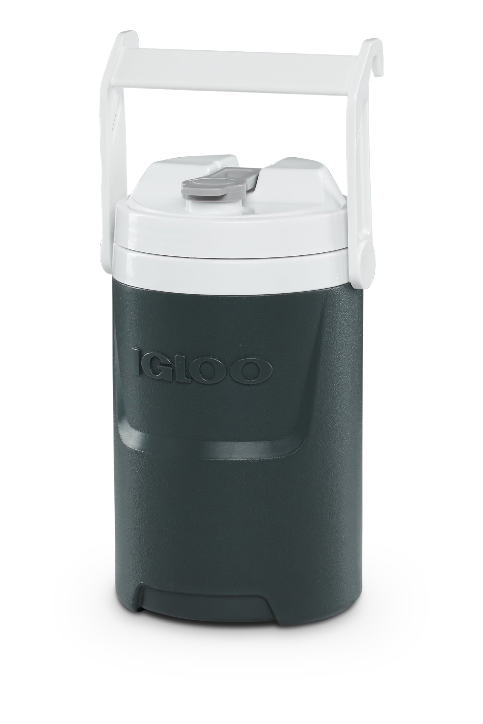 1/2 Gallon Sports Beverage Plastic Jug with Hooks, Gray