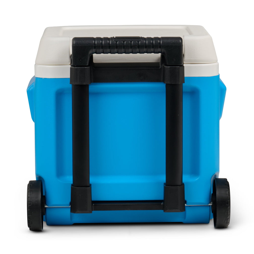 16 QT Laguna Hard Sided Ice Chest Cooler with Wheels, Aqua Blue