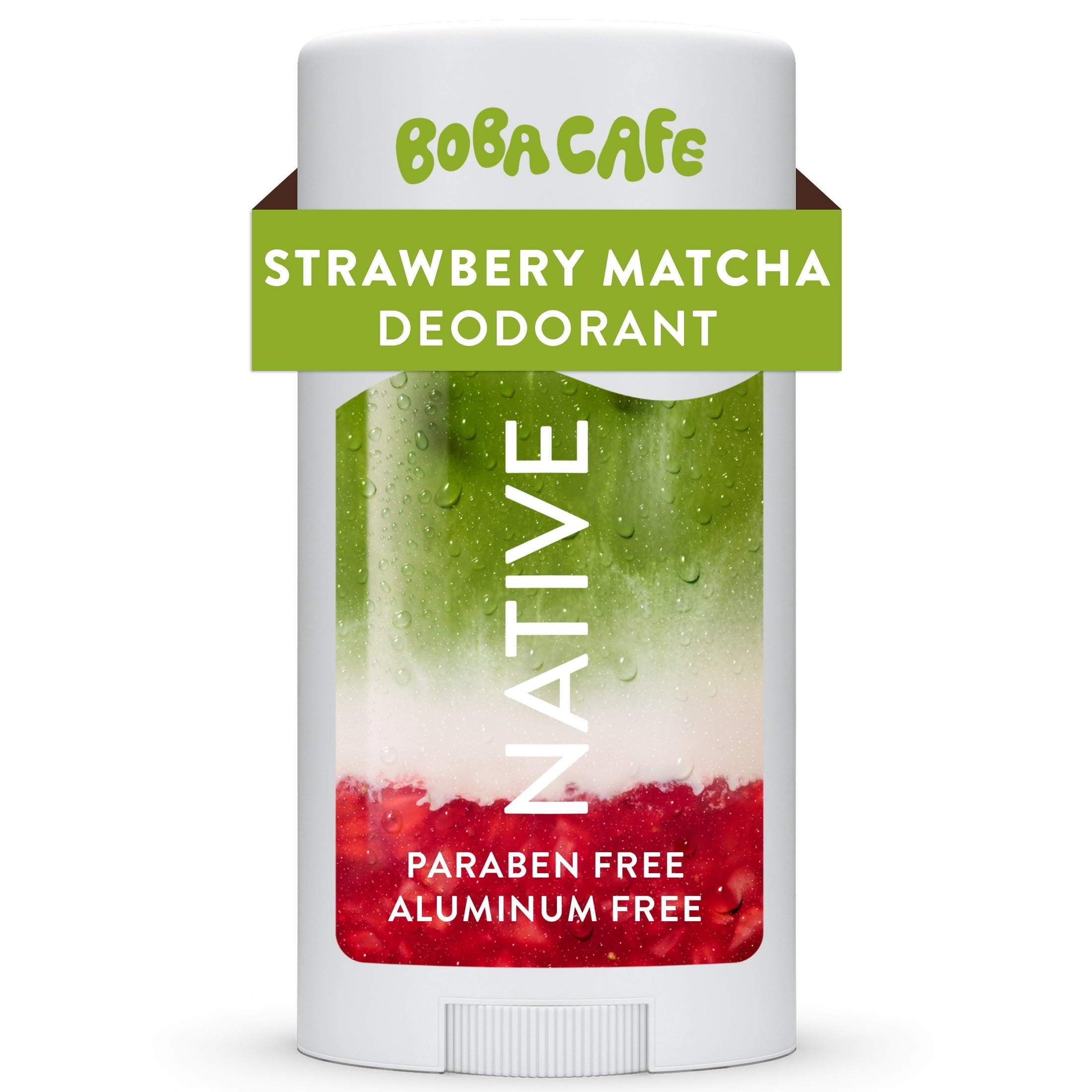 Aluminum Free Deodorant, Limited Edition Brown Sugar Boba, 72 Hour Odor Protection, for Women and Men, Boba Café, 2.65oz