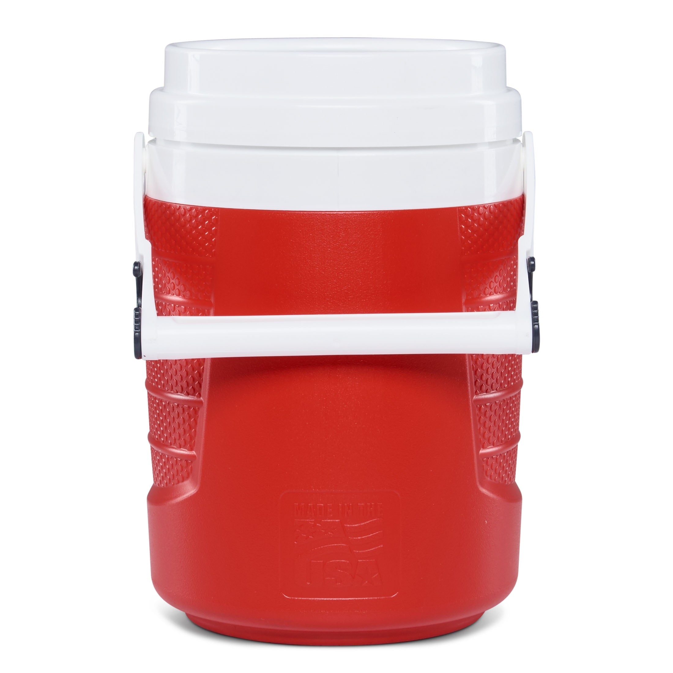2 Gallon Sports Plastic Beverage Jug with Hooks, Blue