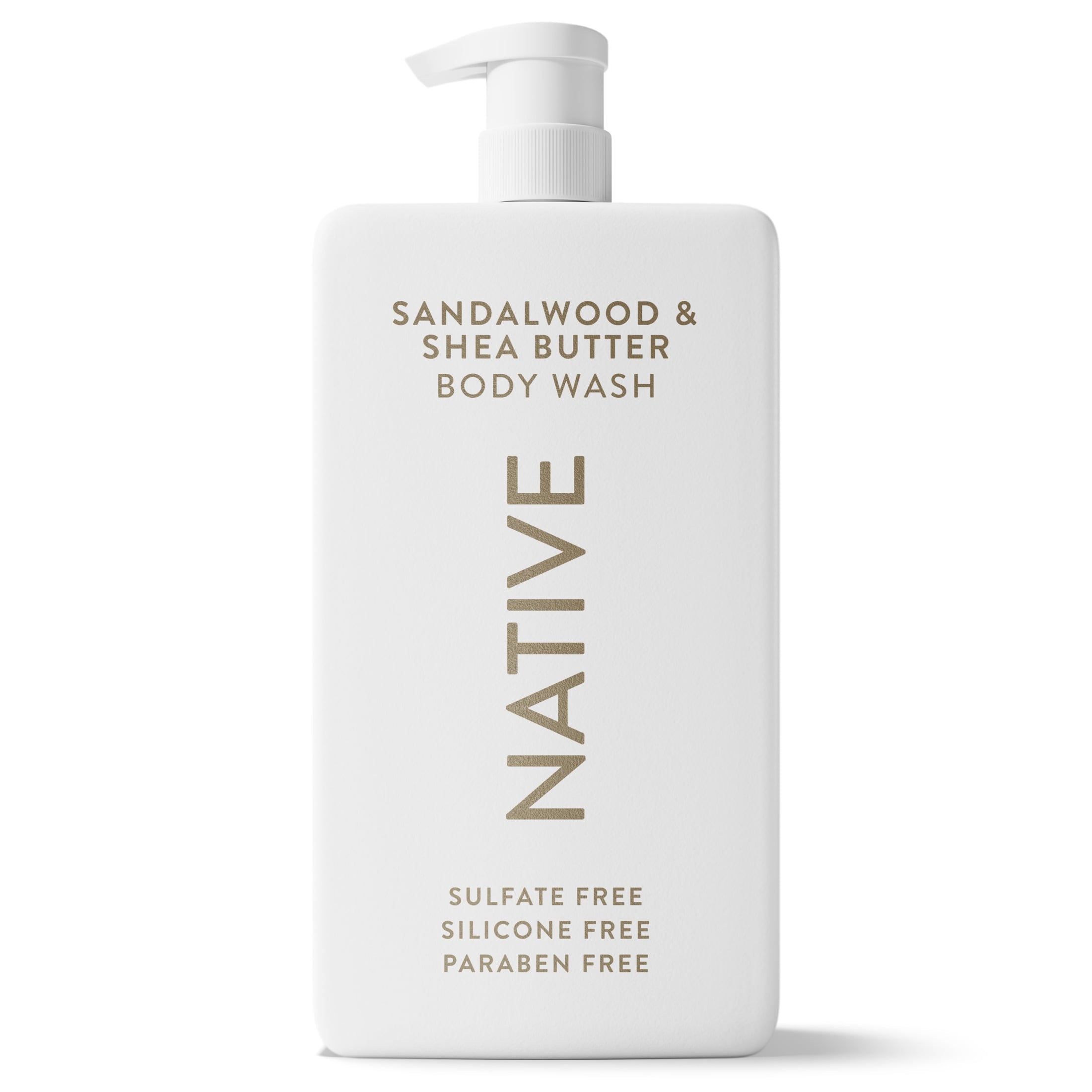 Body Wash, Sandalwood & Shea Butter, Sulfate Free, Naturally Derived Ingredients, 24hr Freshness, for Women & Men, 36 fl oz