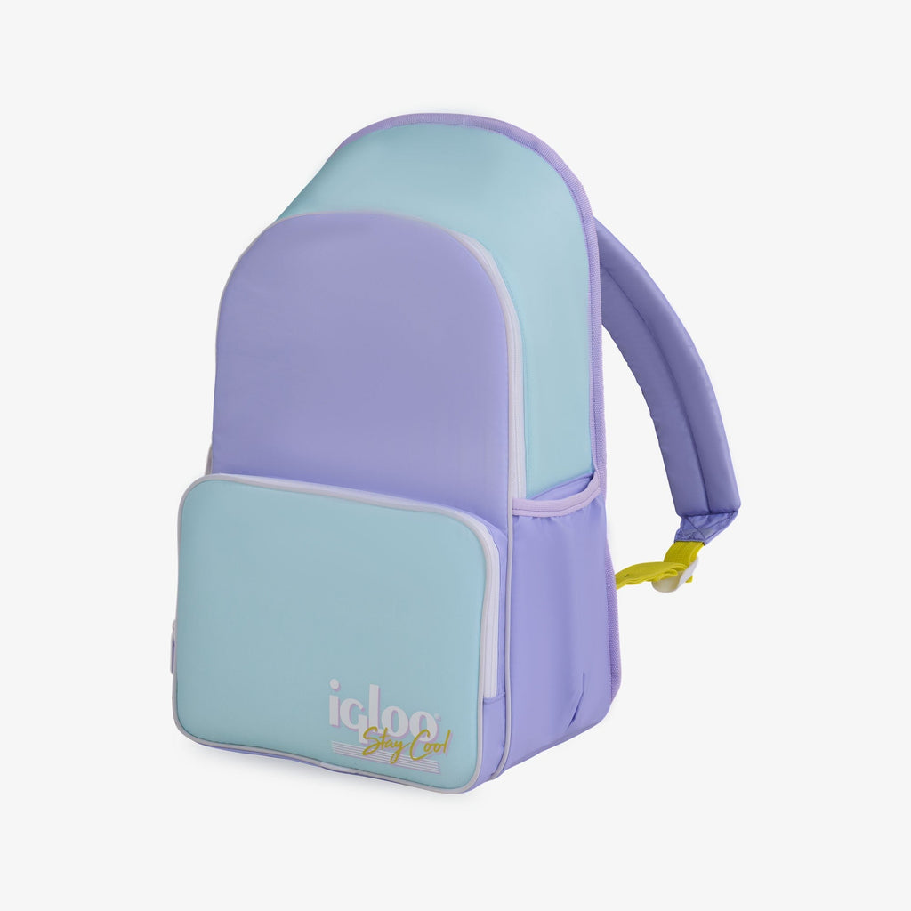 Igloo 20 can Retro Backpack Water Cooler, Pink and Jade Green